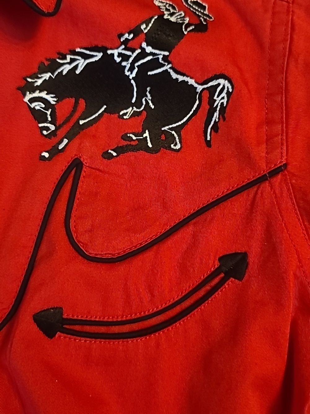 Rockmount Rancher Kid's Vintage Red Bronc Embroidered Western Shirt